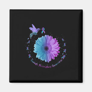 Sunflower Suicide Prevention Awareness  Magnet