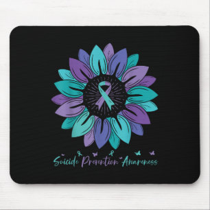 Sunflower Suicide Prevention Awareness Month Mouse Pad