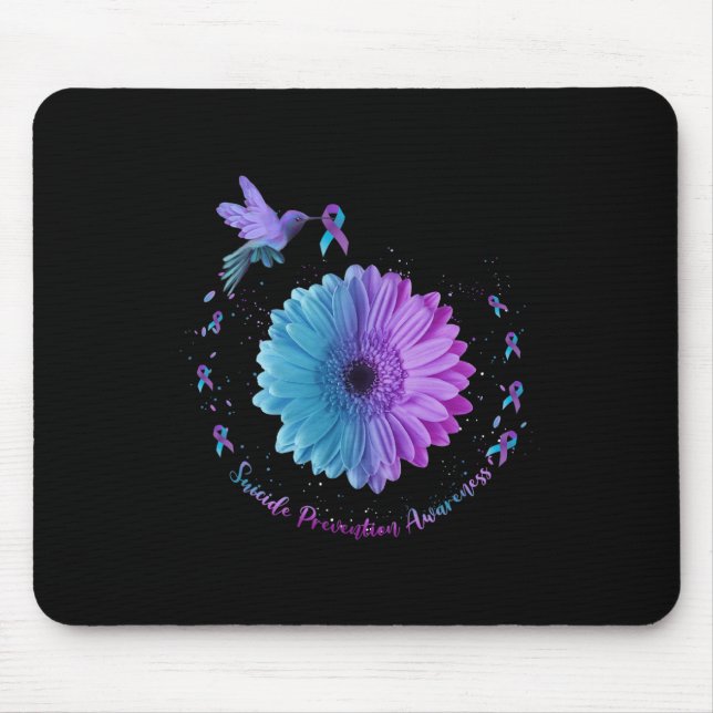 Sunflower Suicide Prevention Awareness  Mouse Pad (Front)