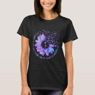 Sunflower Suicide Prevention Awareness Week Semico T-Shirt