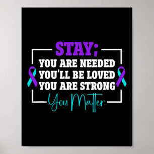 Sunflower Suicide Prevention Suicide Awareness 1  Poster