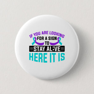Sunflower Suicide Prevention Suicide Awareness 3 6 Cm Round Badge