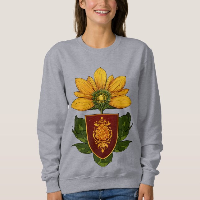Sunflower & Sun – Symbol of Optimism & Growth Sweatshirt (Front)