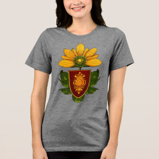 Sunflower & Sun – Symbol of Optimism & Growth Tri-Blend Shirt