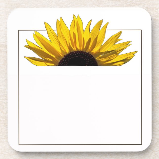 Sunflower Sunrise Coaster (Front)