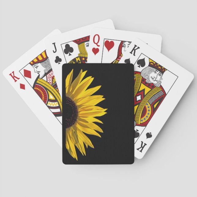Sunflower Sunrise  Playing Cards (Back)