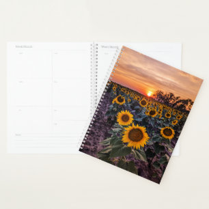 Sunflower Sunset Planner