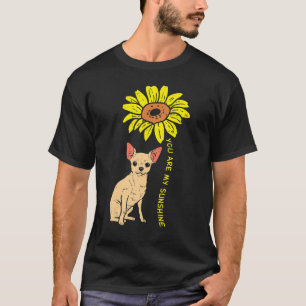 Sunflower Sunshine Chihuahua Chiwawa Dog T-Shirt