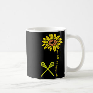 Sunflower Sunshine Lacrosse Lax Player Goalie Men  Coffee Mug