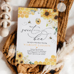 Sunflower Sweet As Can Bee Baby Shower  Invitation<br><div class="desc">Sunflower Sweet As Can Bee Baby Shower Invitation
All designs are © PIXEL PERFECTION PARTY LTD</div>