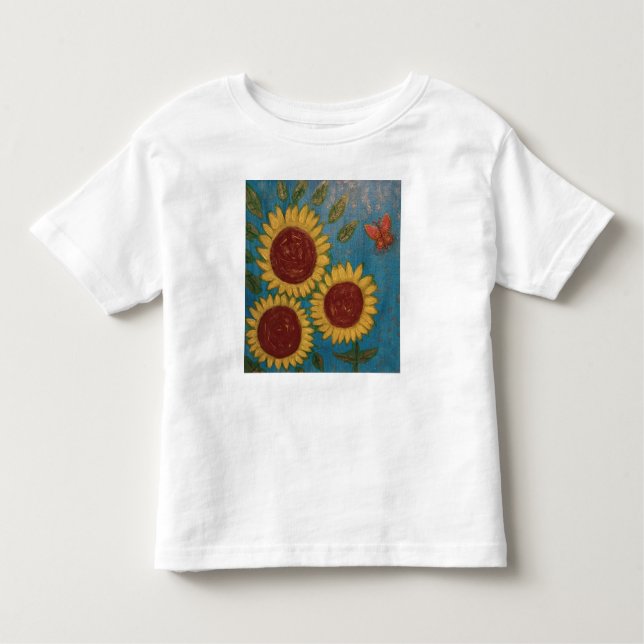 Sunflower T-shirt for Toddlers (Front)