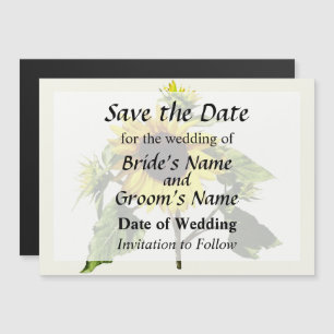 Sunflower Taking a Bow Magnetic Invitation
