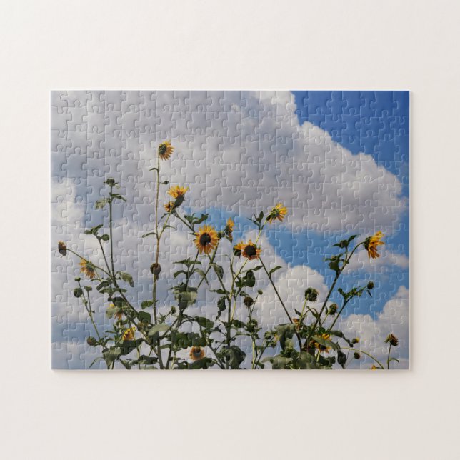 Sunflower Tall into the Sky Puzzle (Horizontal)