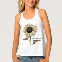 Sunflower tank top