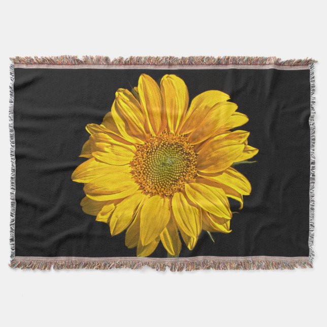 Sunflower tbcnm throw blanket (Front)