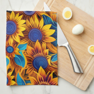 Sunflower Tea Towel