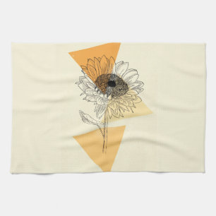 Sunflower Tea Towel