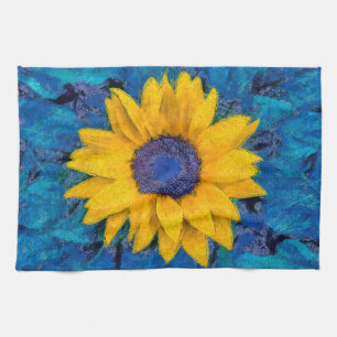 Sunflower Tea Towel