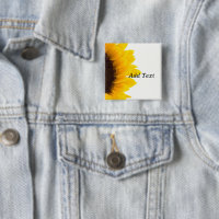 Sunflower template, bold text print