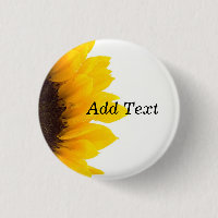Sunflower template, bold text print