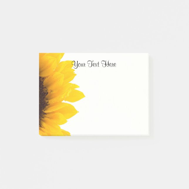 Sunflower Template Post-it Notes (Front)