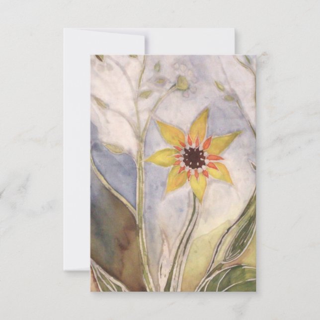 Sunflower Thank You Card (Front)