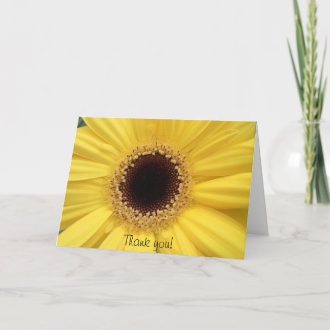 Sunflower Thank You Card (Front)