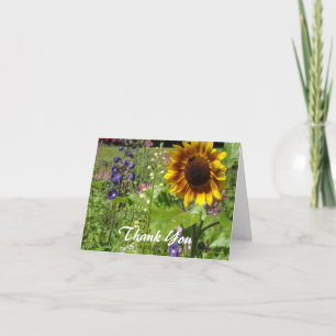 Sunflower Thank You Card