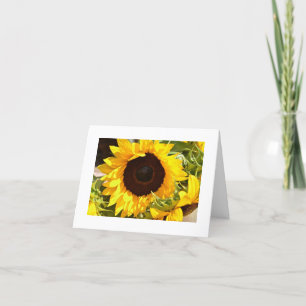 Sunflower Thank You Card