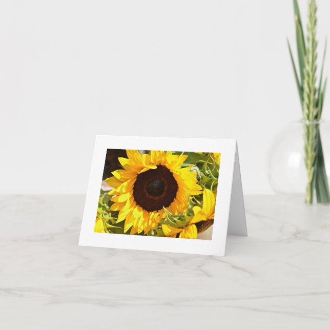 Sunflower Thank You Card (Front)
