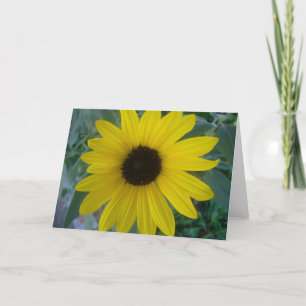 sunflower thank you card