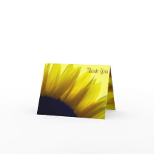 Sunflower Thank You Cards (Message Inside)
