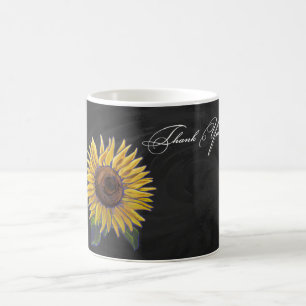 Sunflower Thank You Coffee Mug