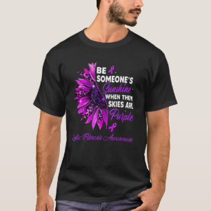 Sunflower Their Skies Are Purple Cystic Fibrosis A T-Shirt