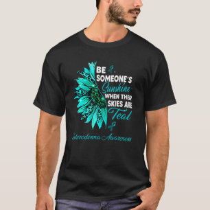 Sunflower Their Skies Are Teal Scleroderma Awarene T-Shirt