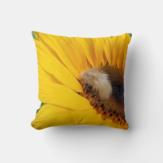 Sunflower Throw Pillow (Front)