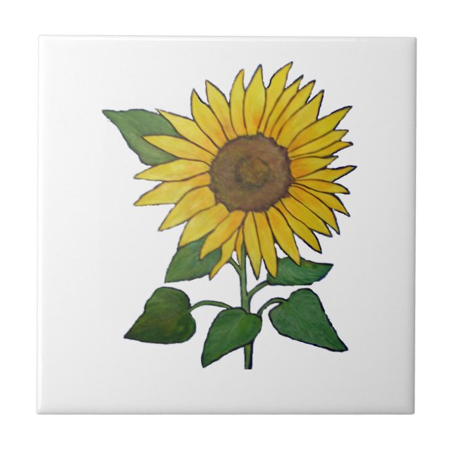 Sunflower tile (Front)
