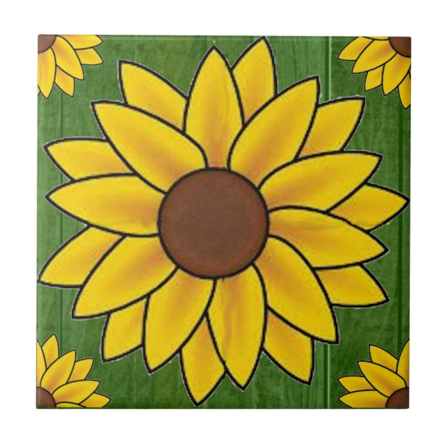 Sunflower Tile (Front)