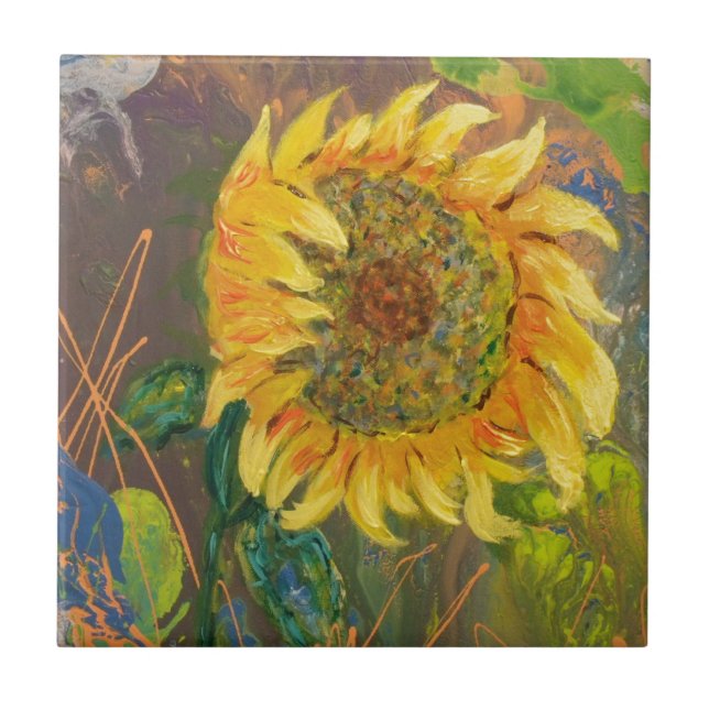 sunflower tile (Front)