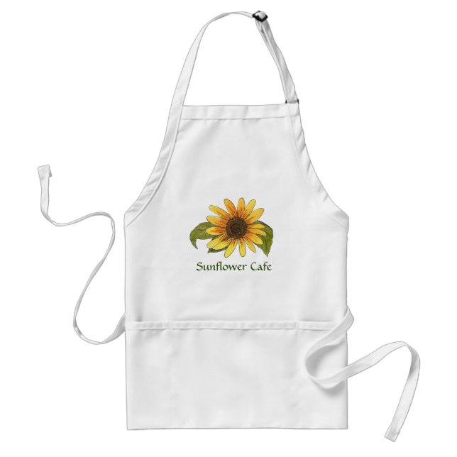 Sunflower to Personalise or Customise Standard Apron (Front)