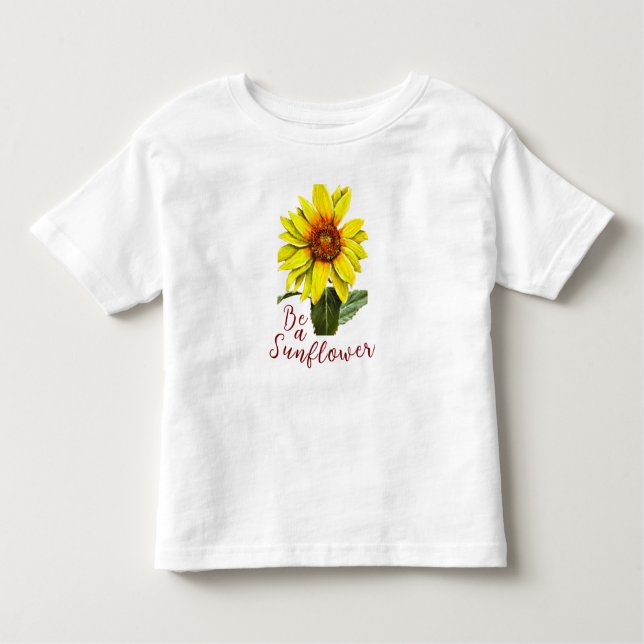 Sunflower Toddler T-Shirt (Front)