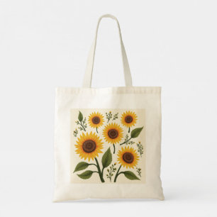 sunflower tote bag