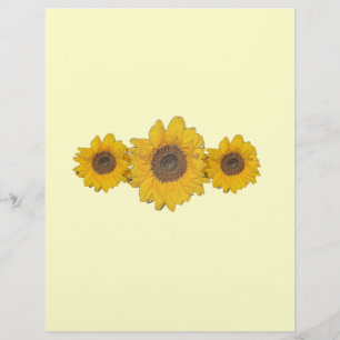 sunflower trio