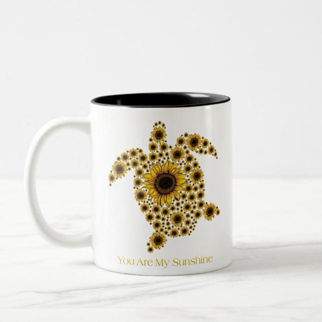 Sunflower Turtle Mug (Left)