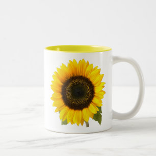 Sunflower Two-Tone Coffee Mug