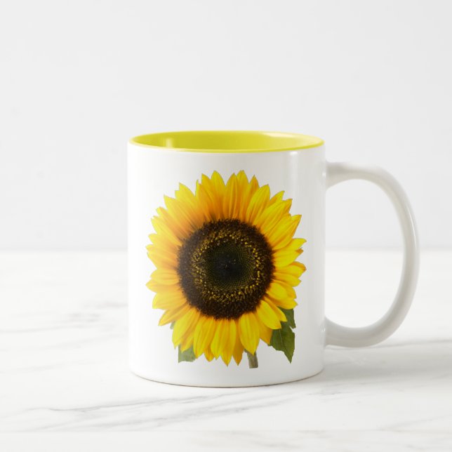 Sunflower Two-Tone Coffee Mug (Right)