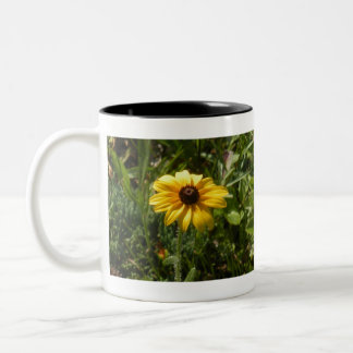 Sunflower Two-Tone Coffee Mug