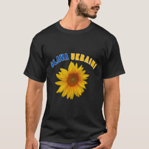 Sunflower Ukraine A Slava Ukraini  T-Shirt