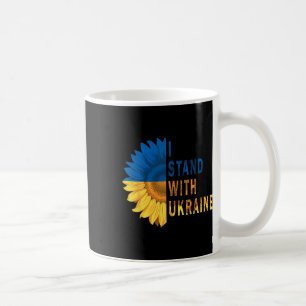 Sunflower Ukraine Flag Shirts I Stand With Ukraine Coffee Mug