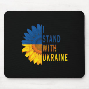 Sunflower Ukraine Flag Shirts I Stand With Ukraine Mouse Pad
